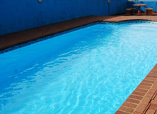 Chrystal clear swimming pool 
